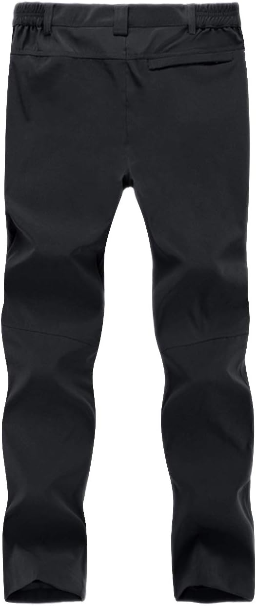 Pánské nepromokavé softshellové kalhoty s fleecovou podšívkou, teplé, velikost Vel.