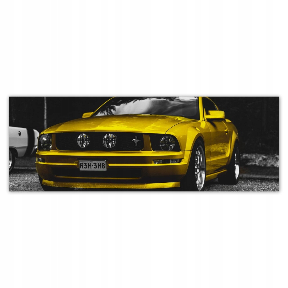

Fototapety flizelina 624x219 Żółty Ford Mustang