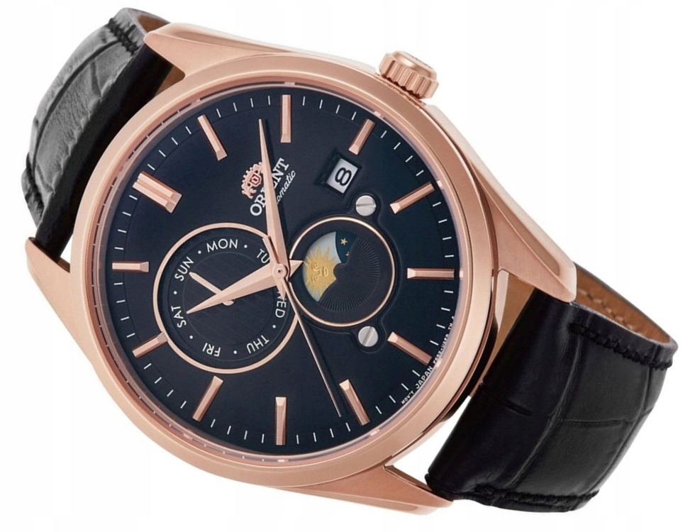 Elegantní Pánské Hodinky Orient RA-AK0309B10B Automat Sada