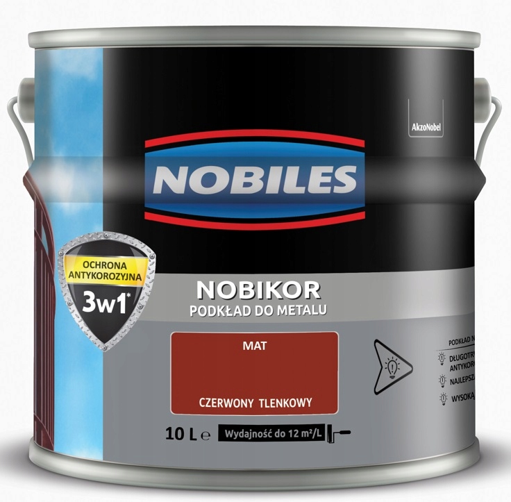 

Farba Podkładowa Nobiles Nobikor czerwony tl., 10l