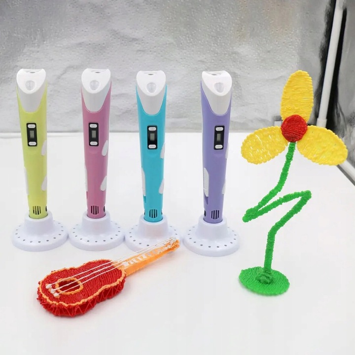 DŁUGOPIS DRUKARKA 3D PEN ZESTAW XXL Szablony + Wkłady 100m SUPER PREZENT Producent Inna