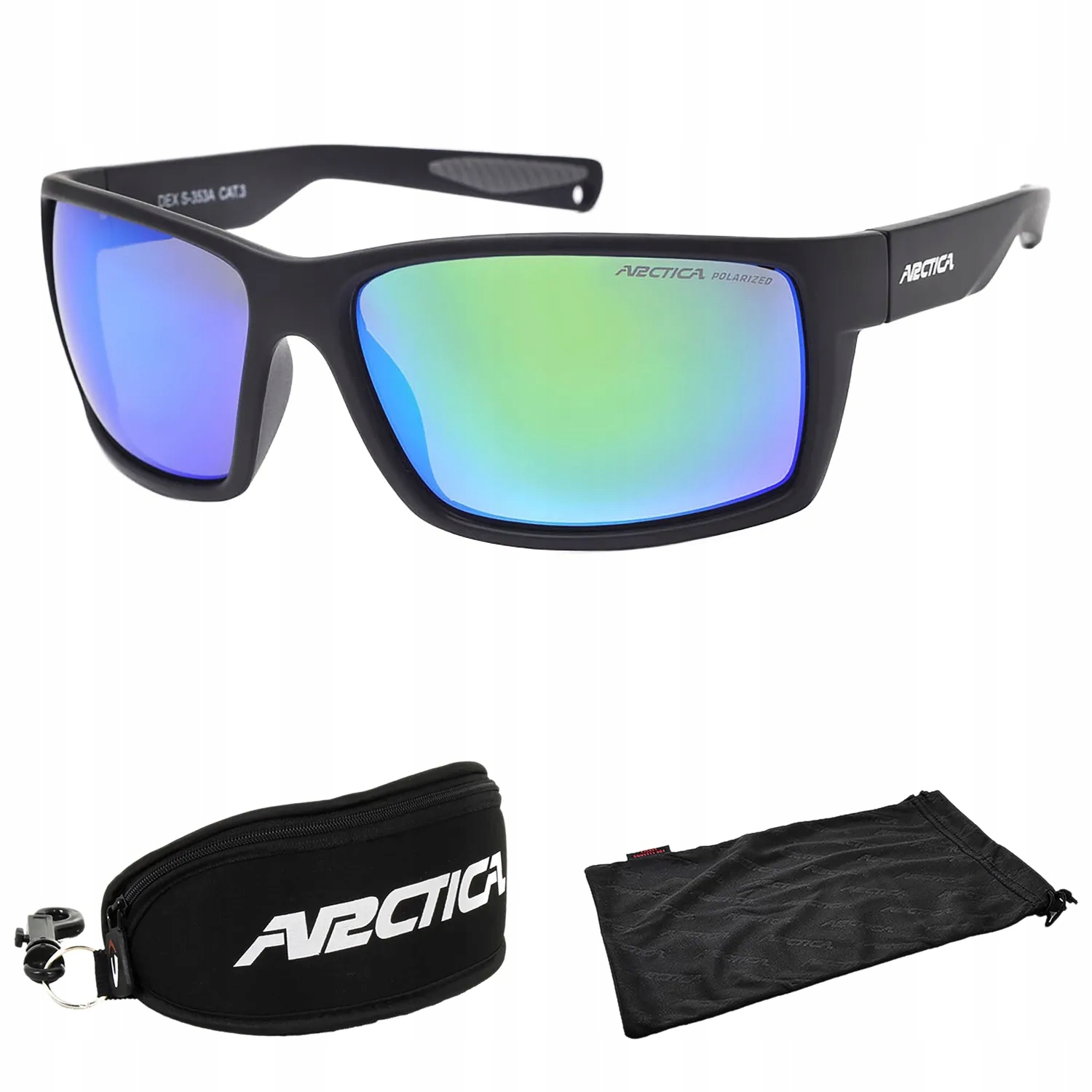 Arctica S353A Dex Polarizační sluneční brýle černé