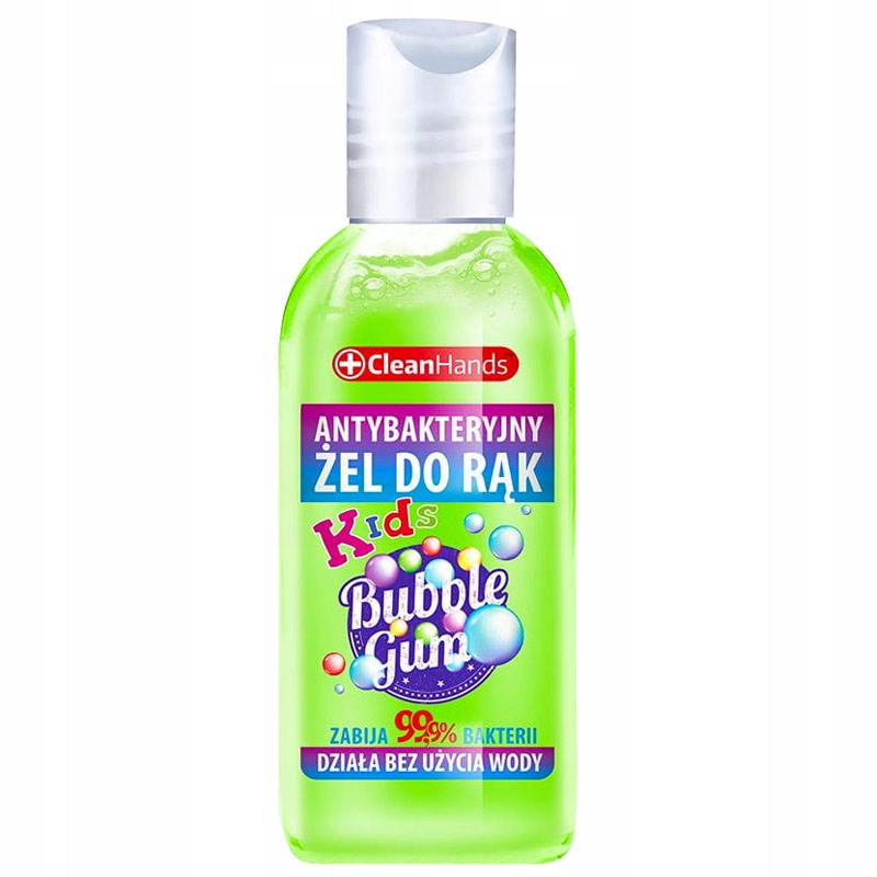 

Cleanhands Żel Antybakteryny Dla Dzieci Guma 50ML