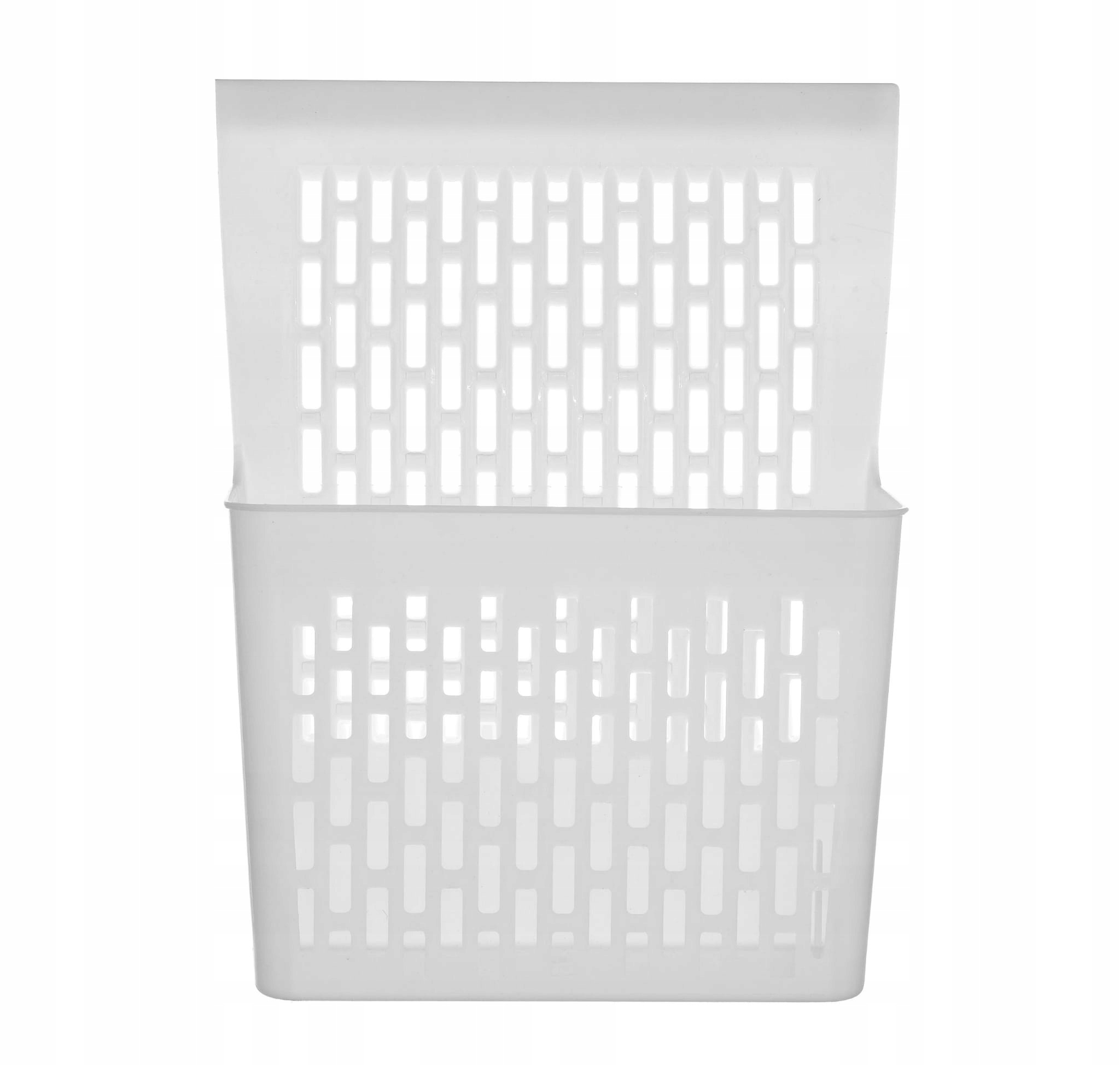 KOSZYK ORGANIZER DO SZAFKI NA DRZWI WISZĄCY BEZ WIERCENIA BIAŁY