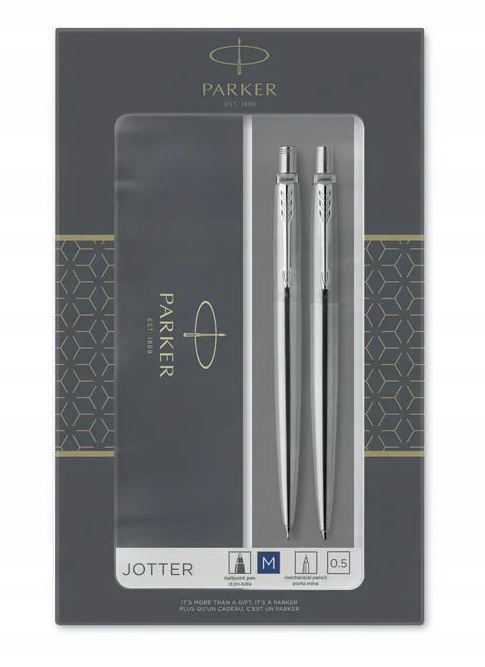 Zestaw Parker Jotter długopis+ołówek stalowy Ct