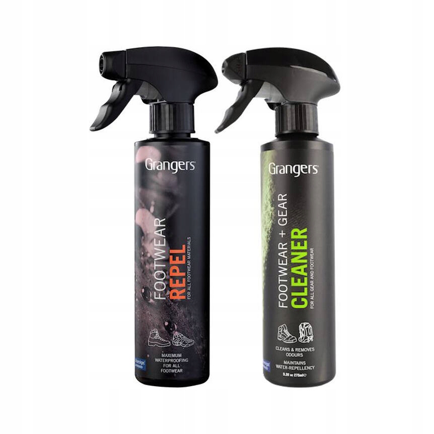 Granger's Zestaw Impregnat Footwear Repel+Gear Cleaner