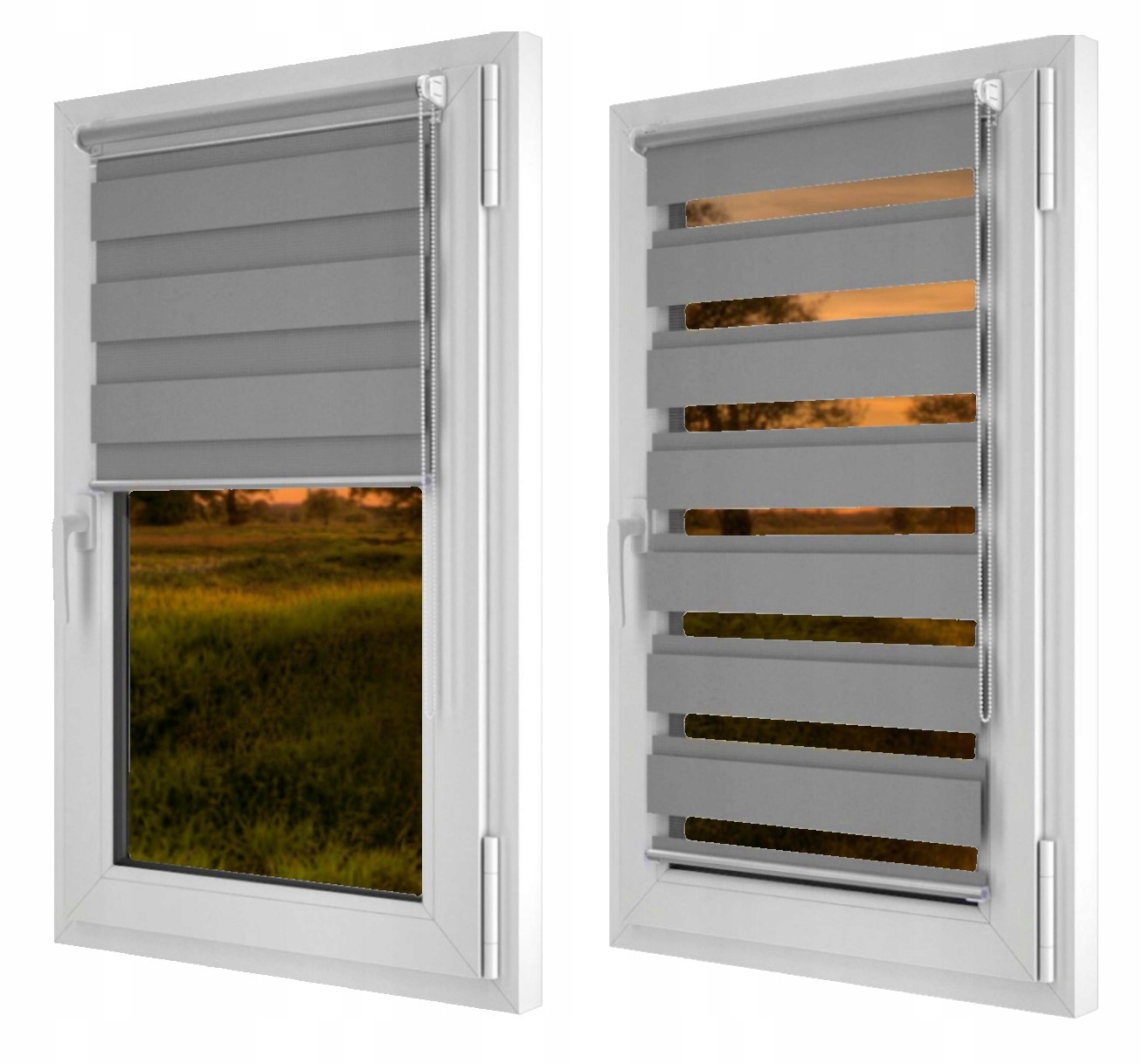 

Roleta Ozdobna Beżowa szara 126x150 Dzień I Noc