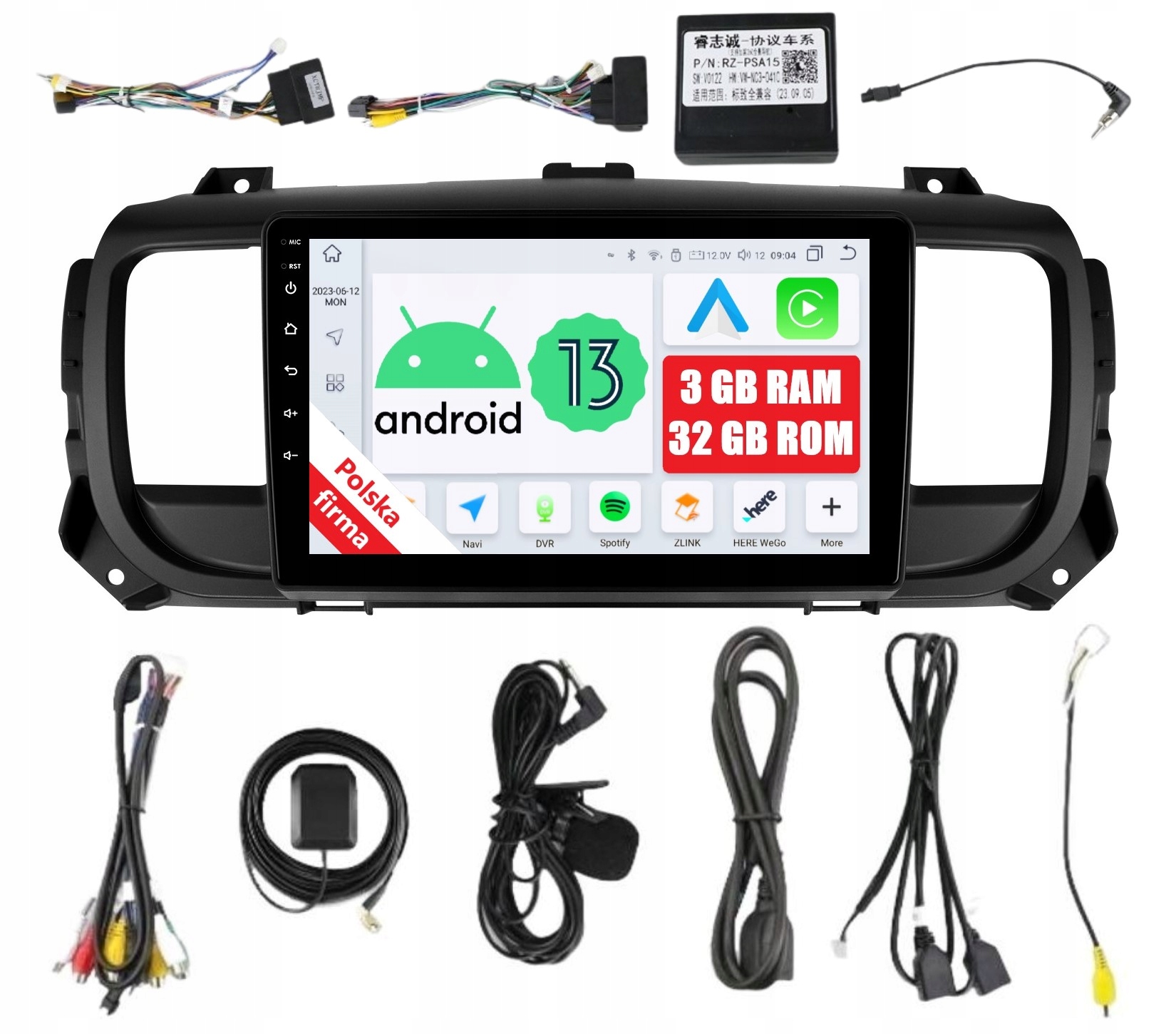 Automobilové rádio Marsdev 2SMDCTRJMP91