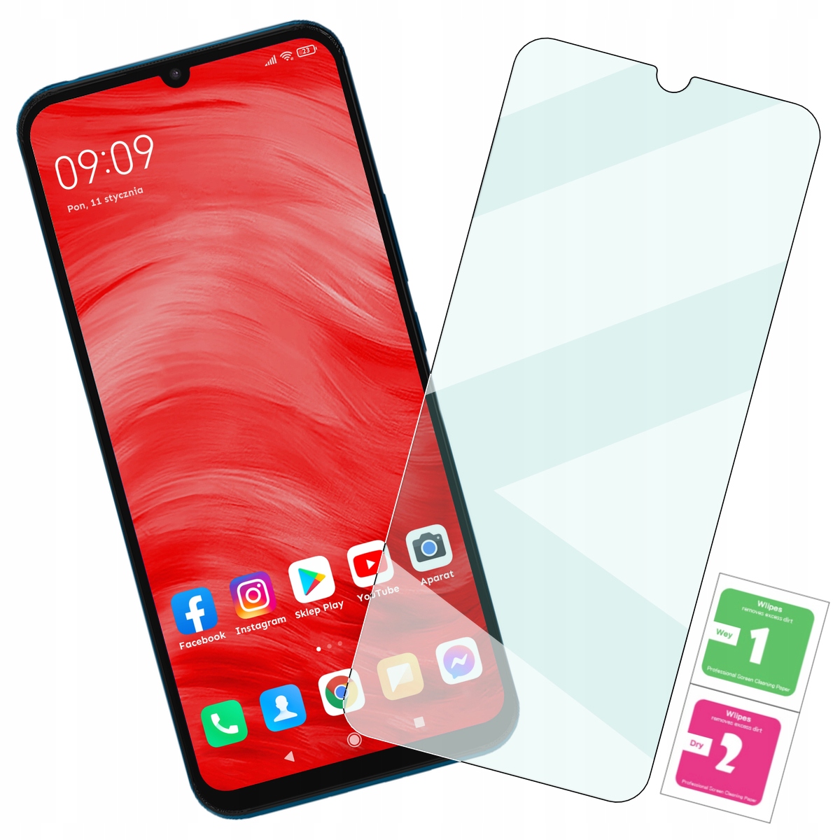 

Szkło Hartowane Ochronne 9H do Xiaomi Mi 10 Lite