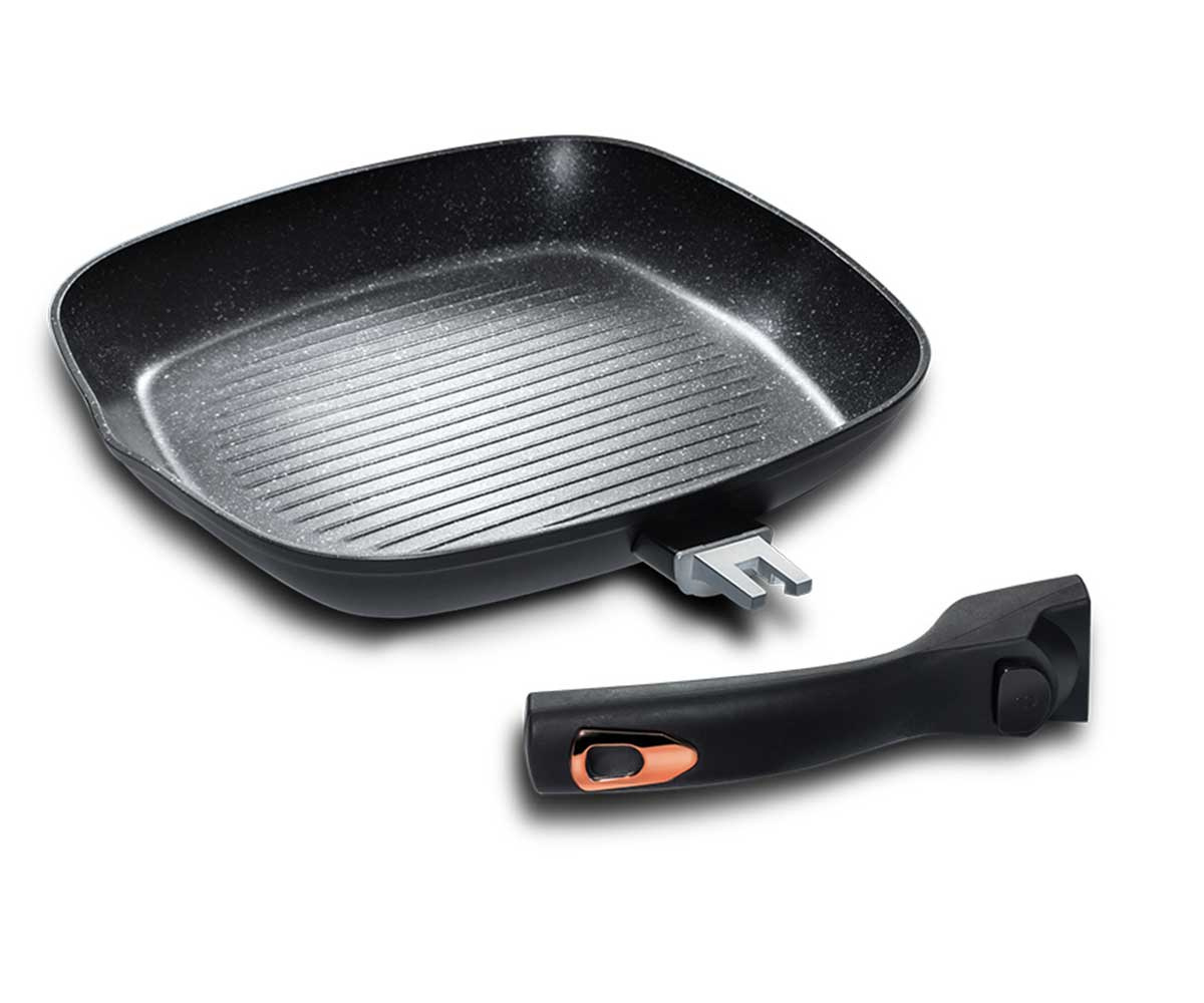 Panvica 28 CM Indukcia Plyn Nepriľnavá Povrchová Úprava Pevná L