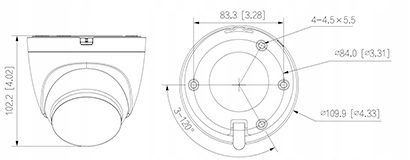 KAMERA IP IPC-HDW1239DT-PV-STW Wi-Fi Smart Dual Light 1080p 2.8 mm DAHUA Technologia IP