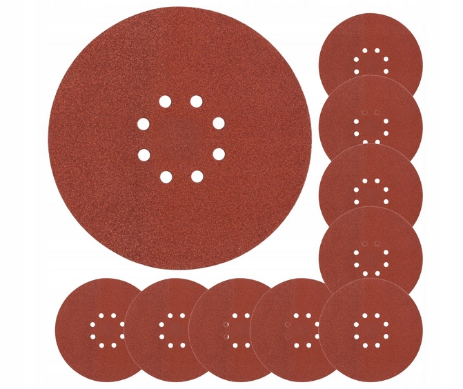 Papier Ścierny Krążek Żyrafy 225mm P120 Rzep x 10sztuk