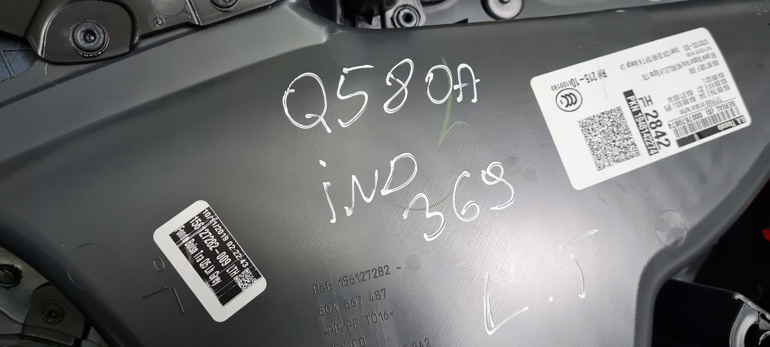 Q5 80A bok tapacirung KANAPY lijevi stražnji dio koža 80A867305F