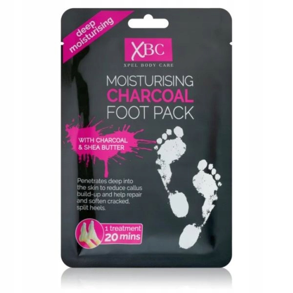 

Xpel Charcoal Skarpety nawilżające Foot Pack