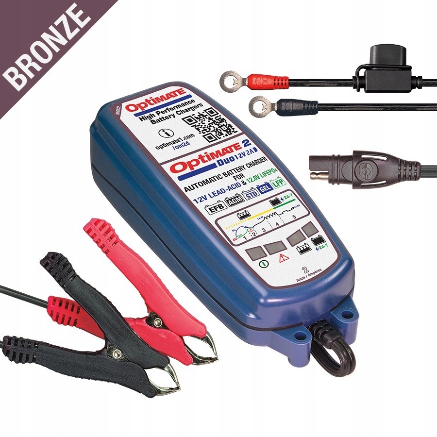 Optimate Nabíjačka akumulátorov Optimate 2 Duo 12V 2A 6-96Ah Agm Gel St