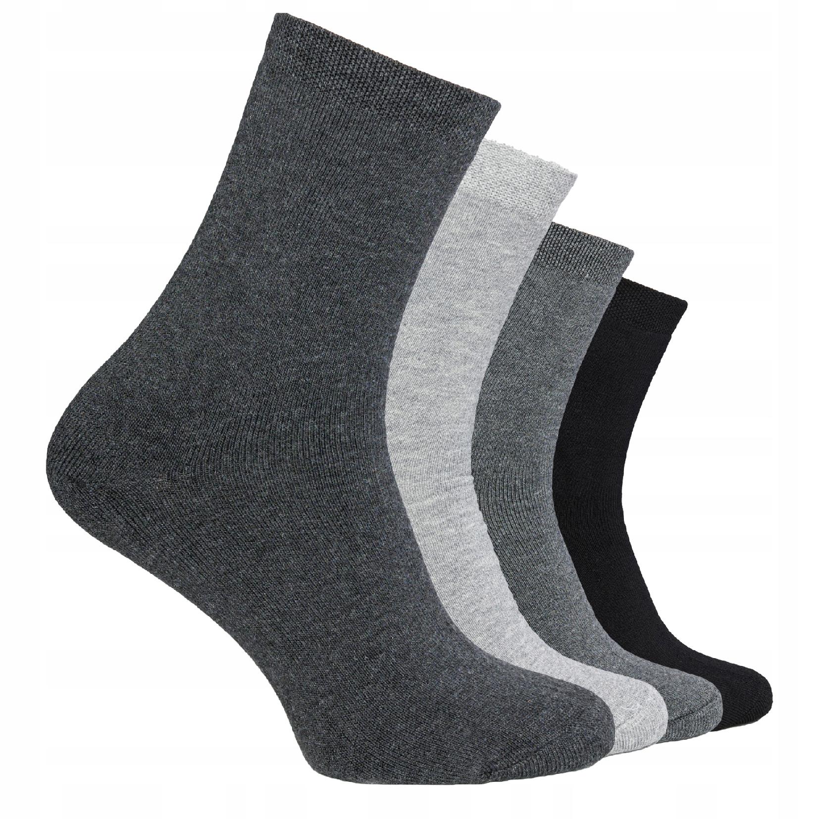 

4 x Ciepłe Skarpety Męskie Bawełniane MF01 r 42-46