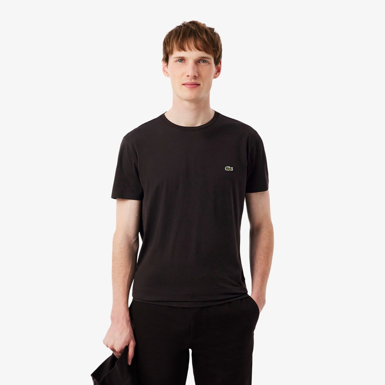 Lacoste Tričko Pima Premium Marron M