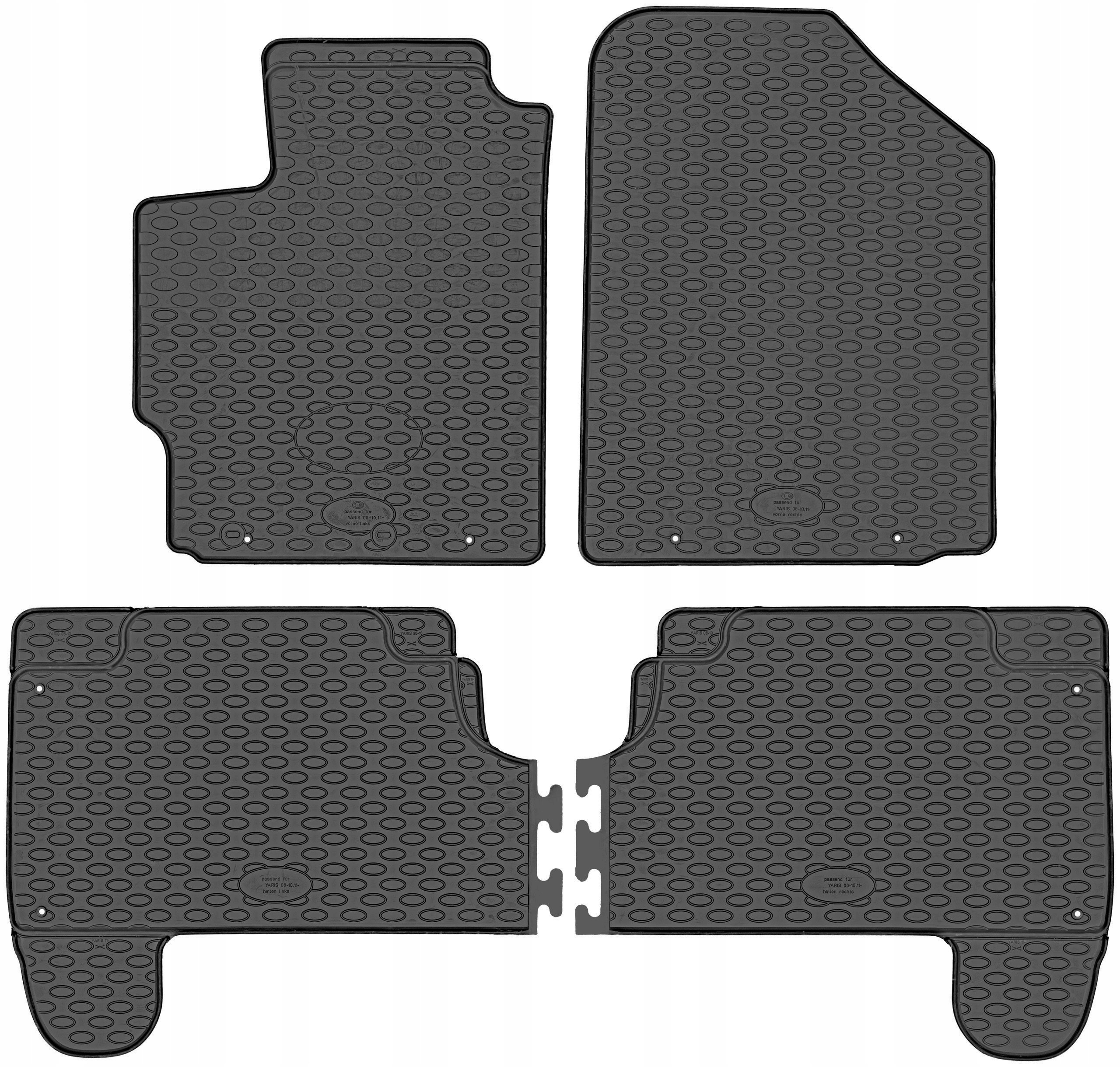 

Toyota Yaris 2011-2019 Dywaniki gumowe