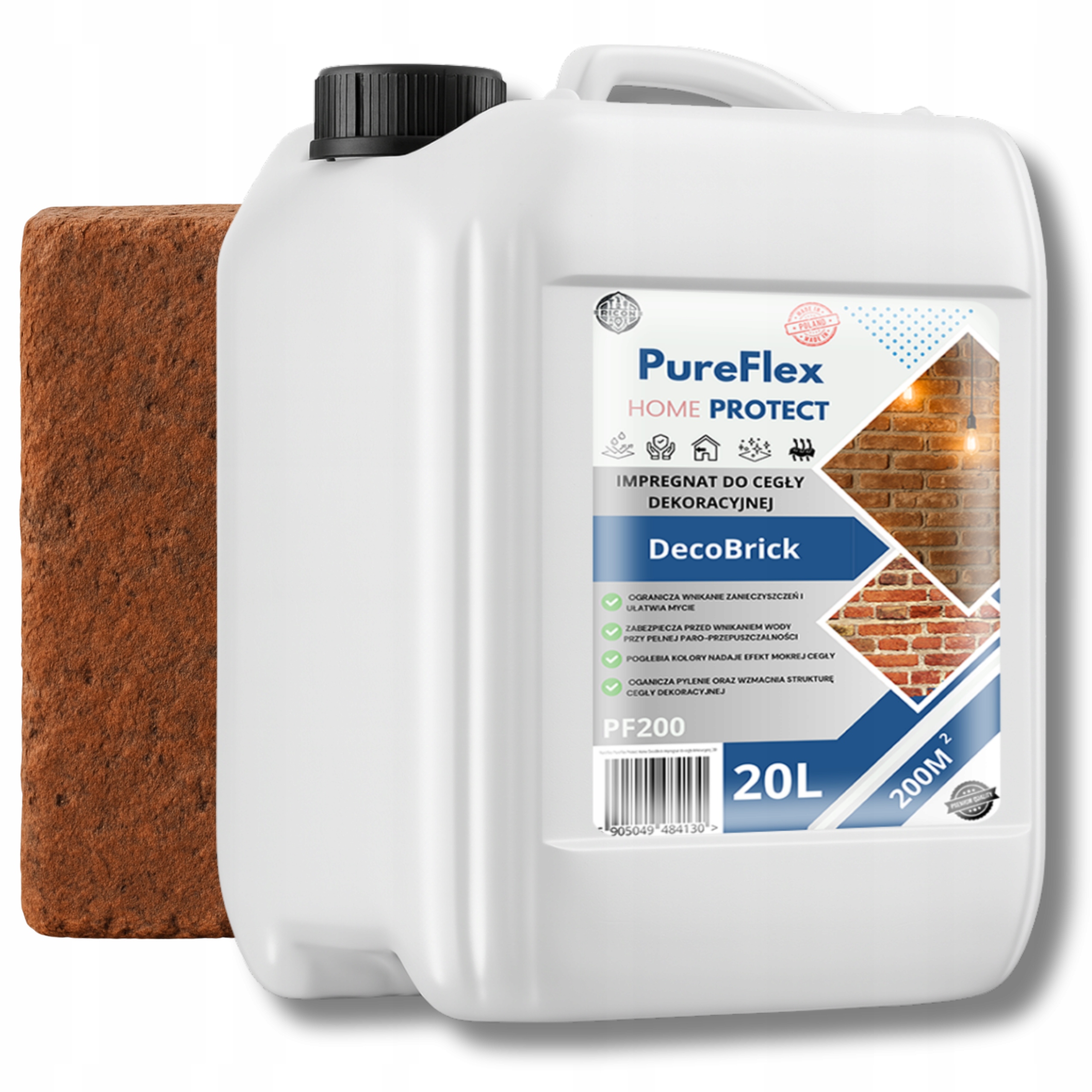 Impregnácia Na Staré Tehly, Klinkerové Fasádne Dlaždice, Hydrofóbna, 20 L