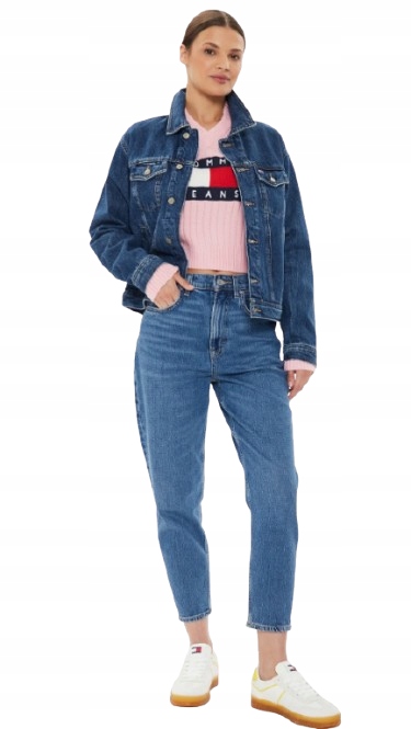 Tommy Jeans Dámské Modré Džíny Na Zip, Rovné 31/32 7CA