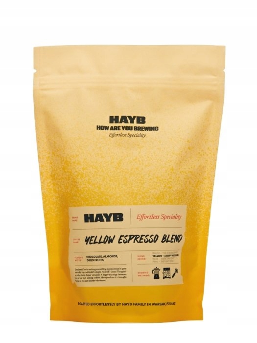 Káva zrnková Hayb Yellow Espresso Blend 1 kg