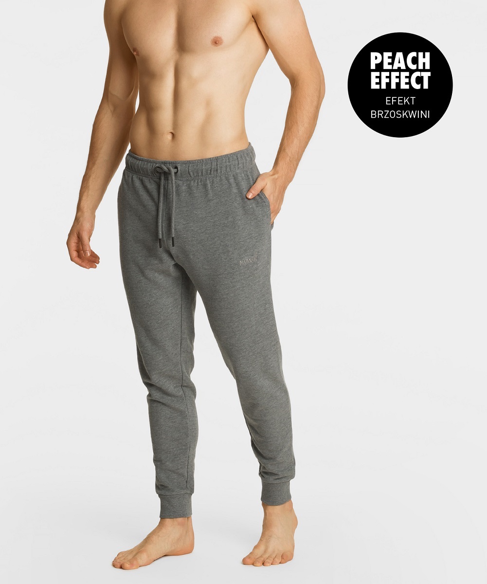 Teplákové Kalhoty HMB001/ŠEDÝ Melír/xl