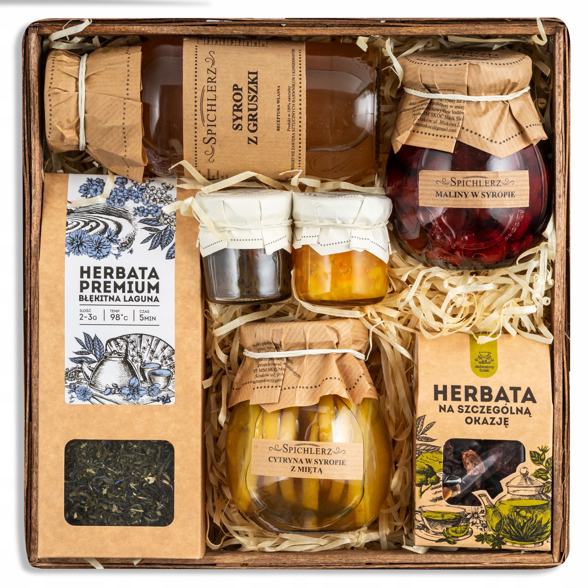 Zestaw prezentowy Box upominek herbata