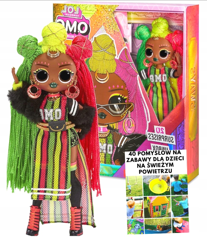 DUŻA LALKA LOL OMG SUPRISE AŻ 20 AKCESORII PREZENT Baterie brak
