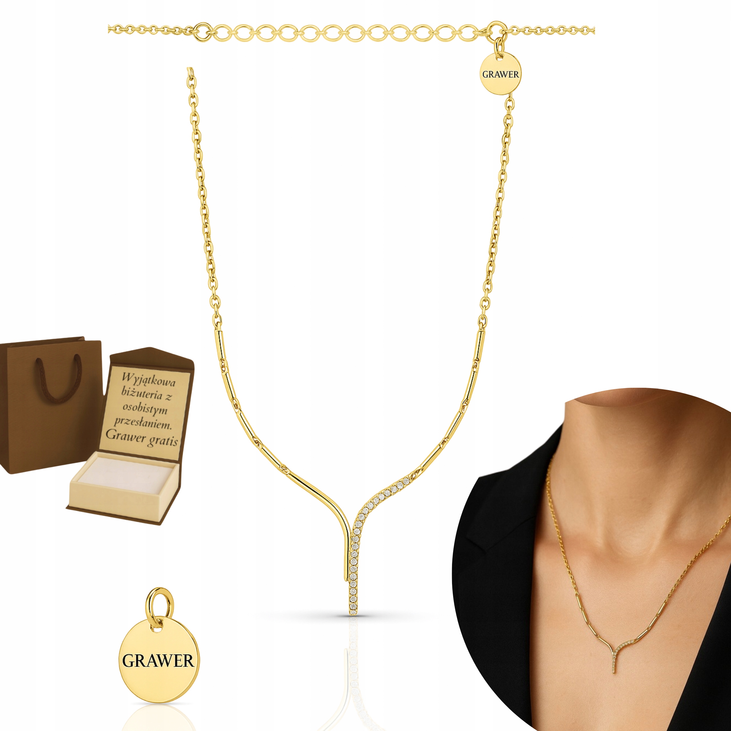 Zlatý Plný Řetízek Dámský Ankr Ohýbané Články Ryzost 925 585+ Gravírování Bonus