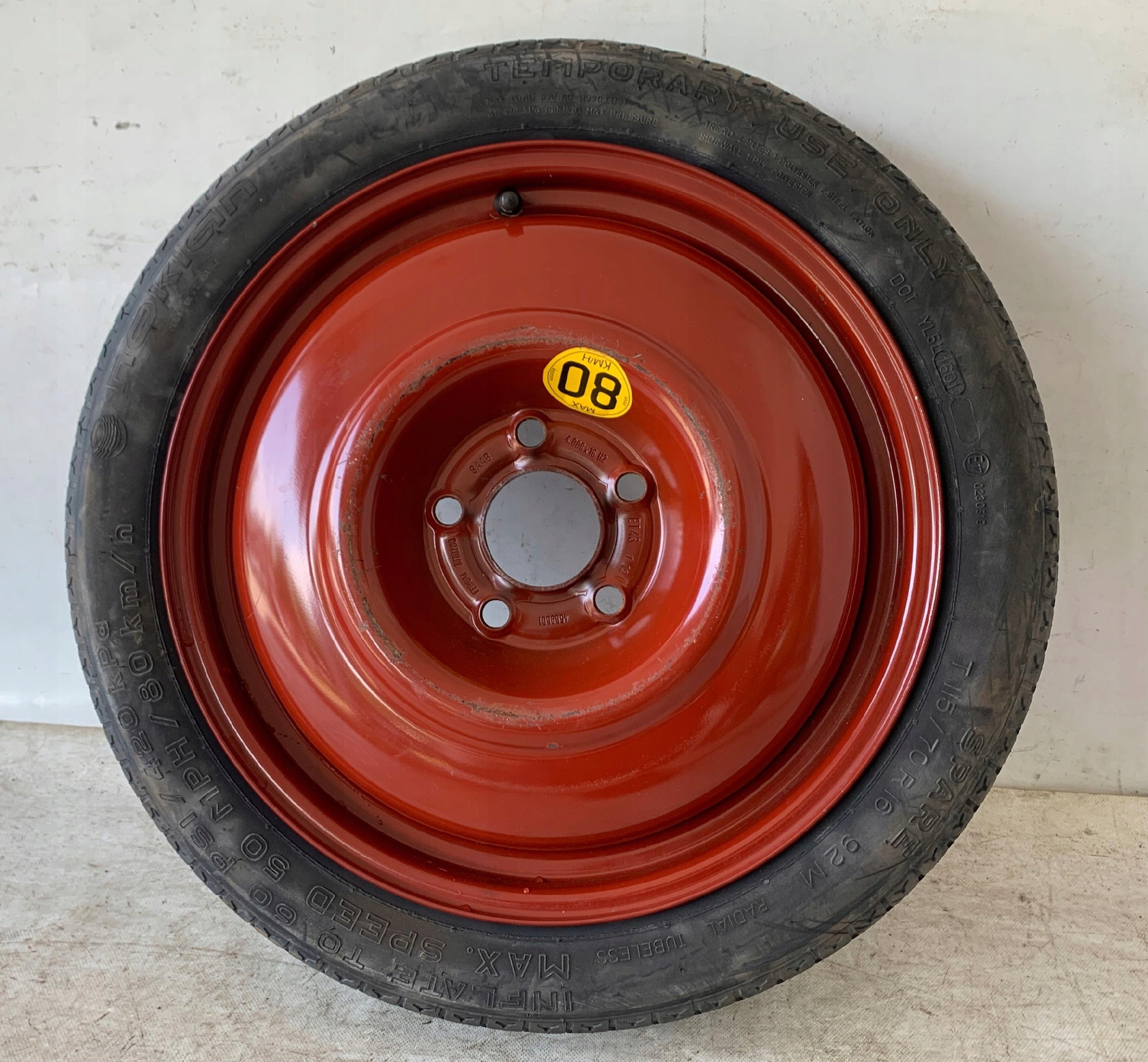 wheel spare spare SAAB 9-5 and 16 4J ET43