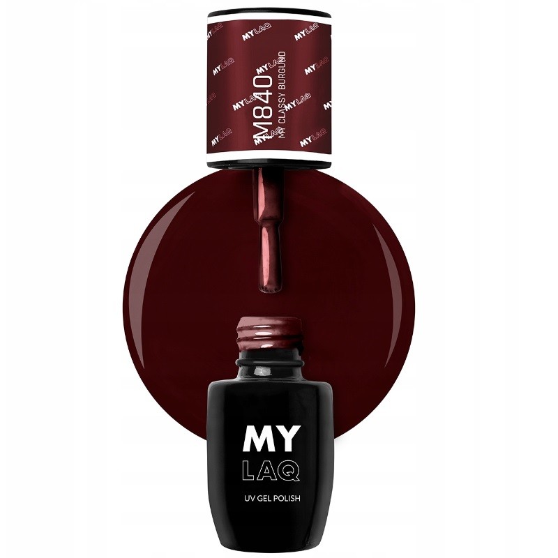 

Mylaq Lakier hybrydowy M840 My Classy Burgundy 5ml