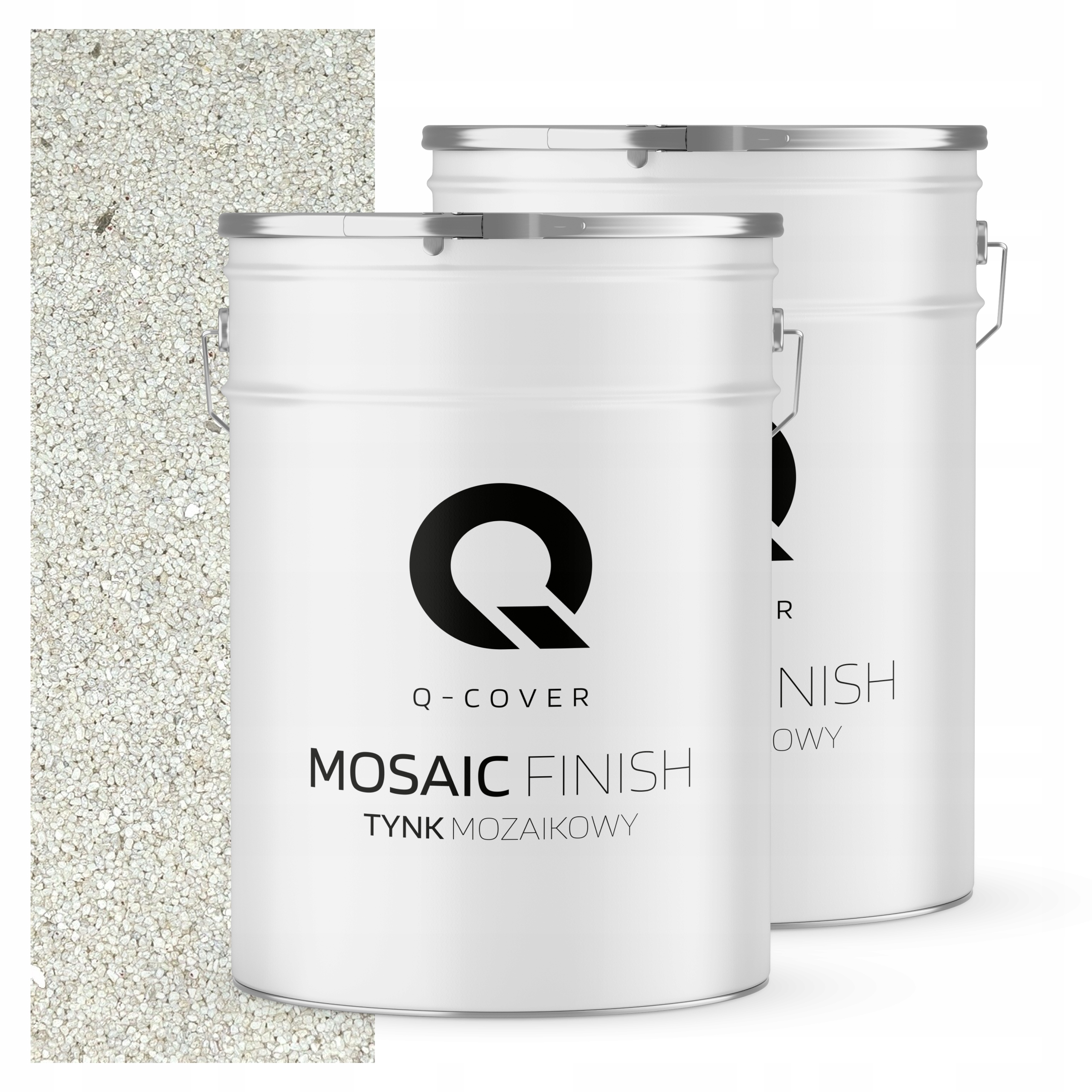 Mozaiková pryskyřičná omítka 25 kg Vnitřní vnější bílá s slídou M07 Ozdobná