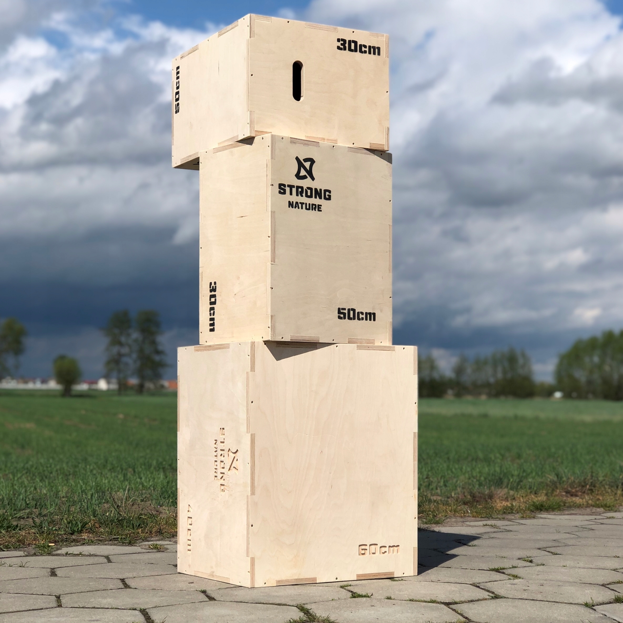 Skrzynia plyometryczna 30x40x50 crossfit PRODUCENT Model S 30x40x50