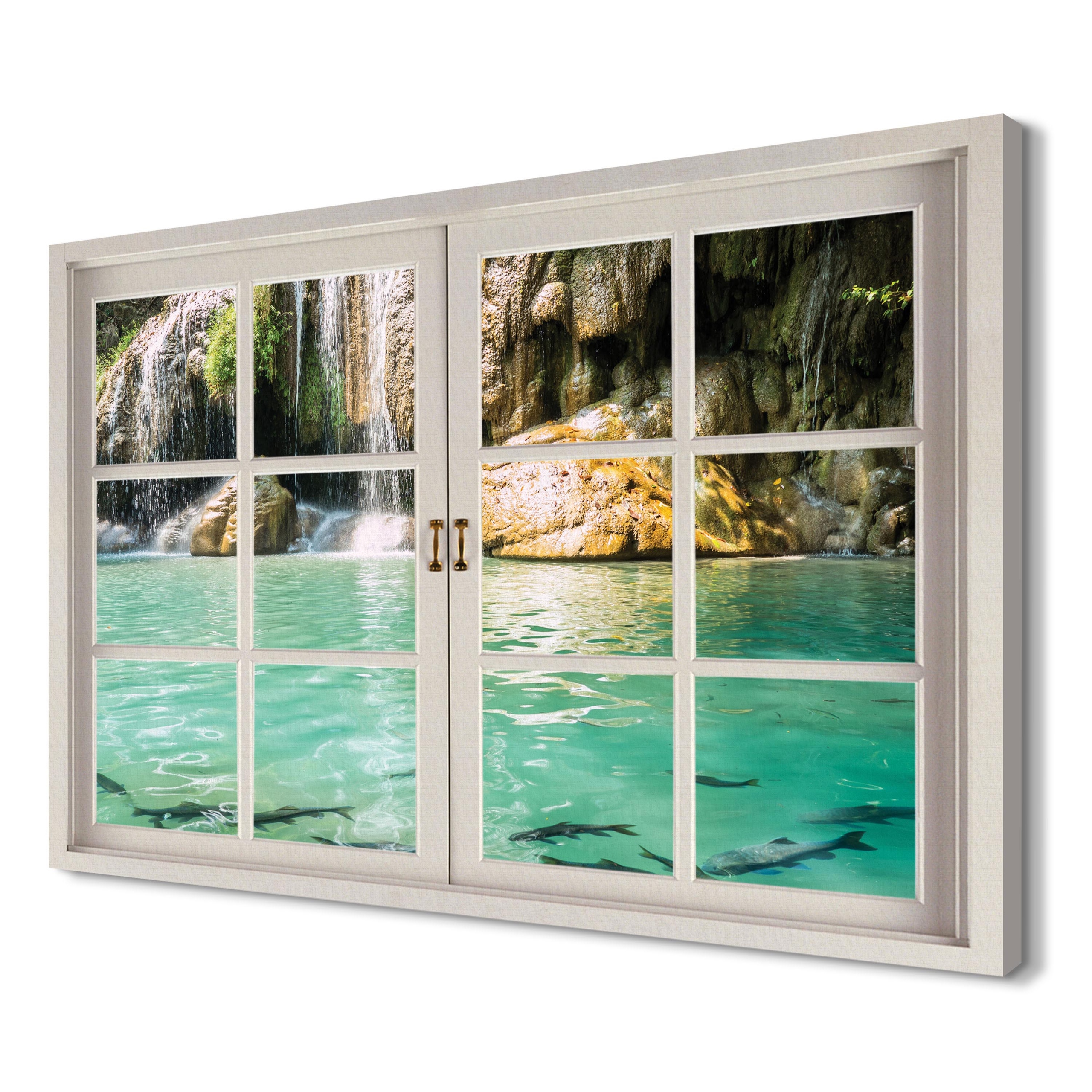 

Wodospad Erawan do pokoju 120x80 Obraz canvas 3d