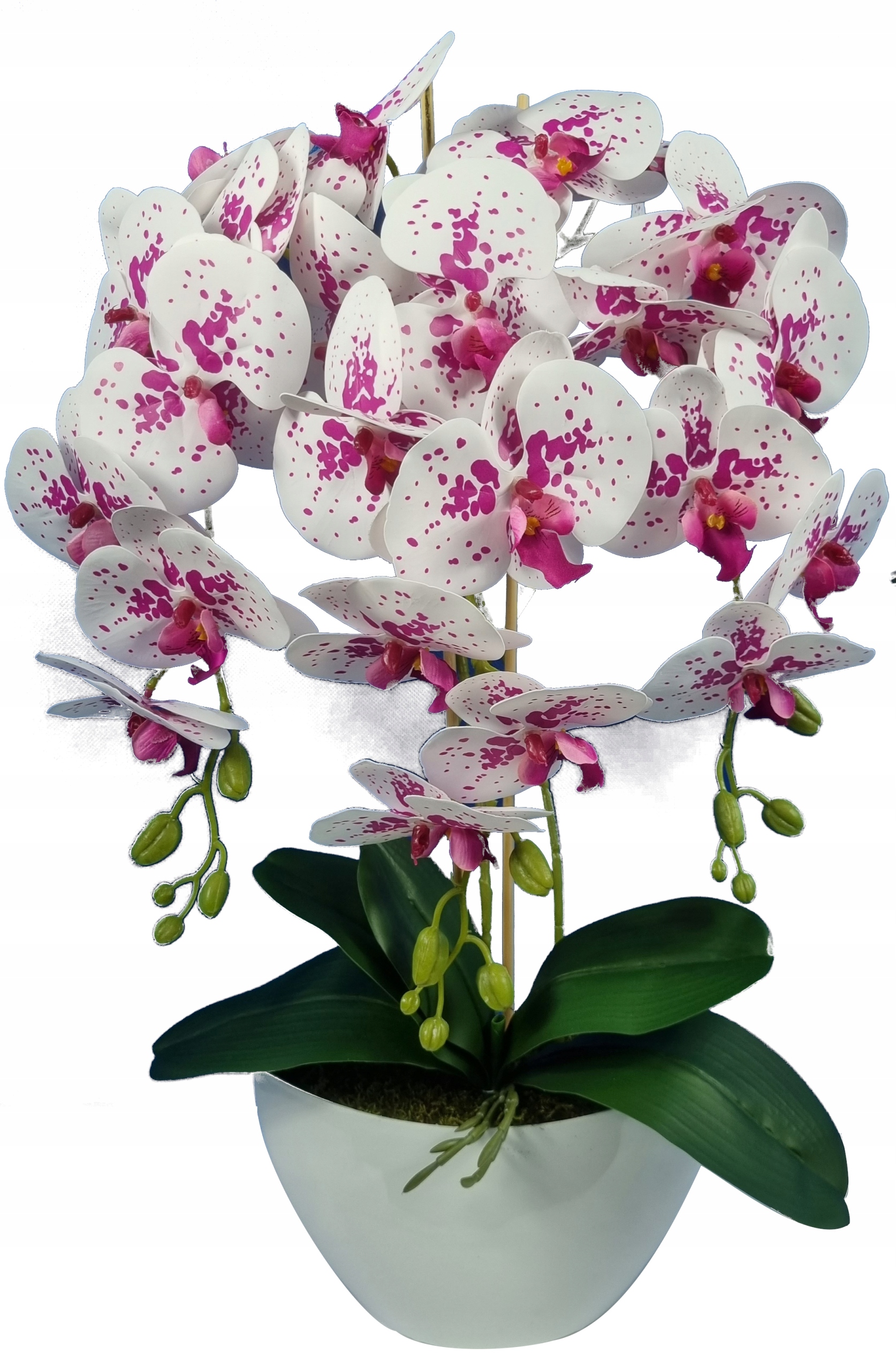 

Storczyk Sztuczny Kwiaty Orchidea 3P guma jak żywy