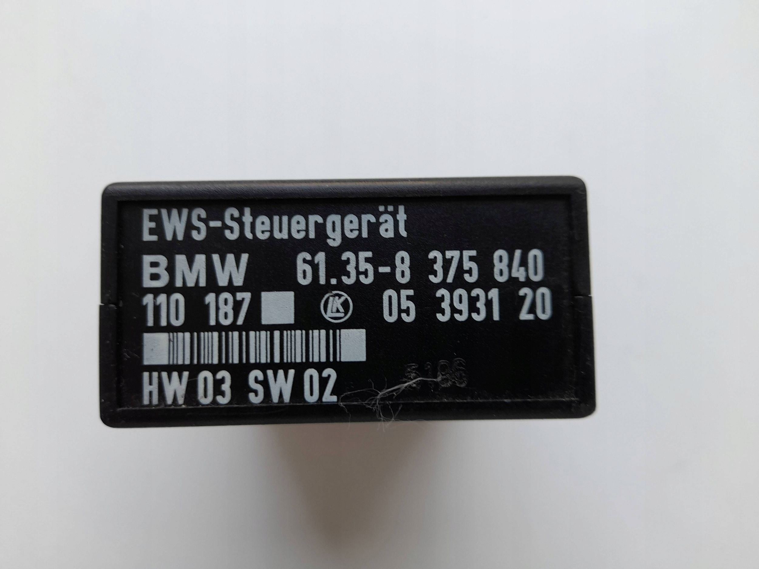BMW 5 E39 module / control unit immobilizera 61358375840 (P114)
