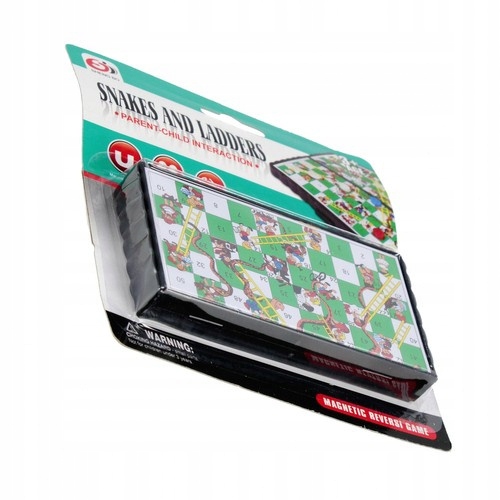 KÍGYÓK ÉS LÉTRÁK MÁGNESES TÁRSASJÁTÉK LOGIKAI UTAZÓ HORDOZHATÓ Játékosok maximális száma 4