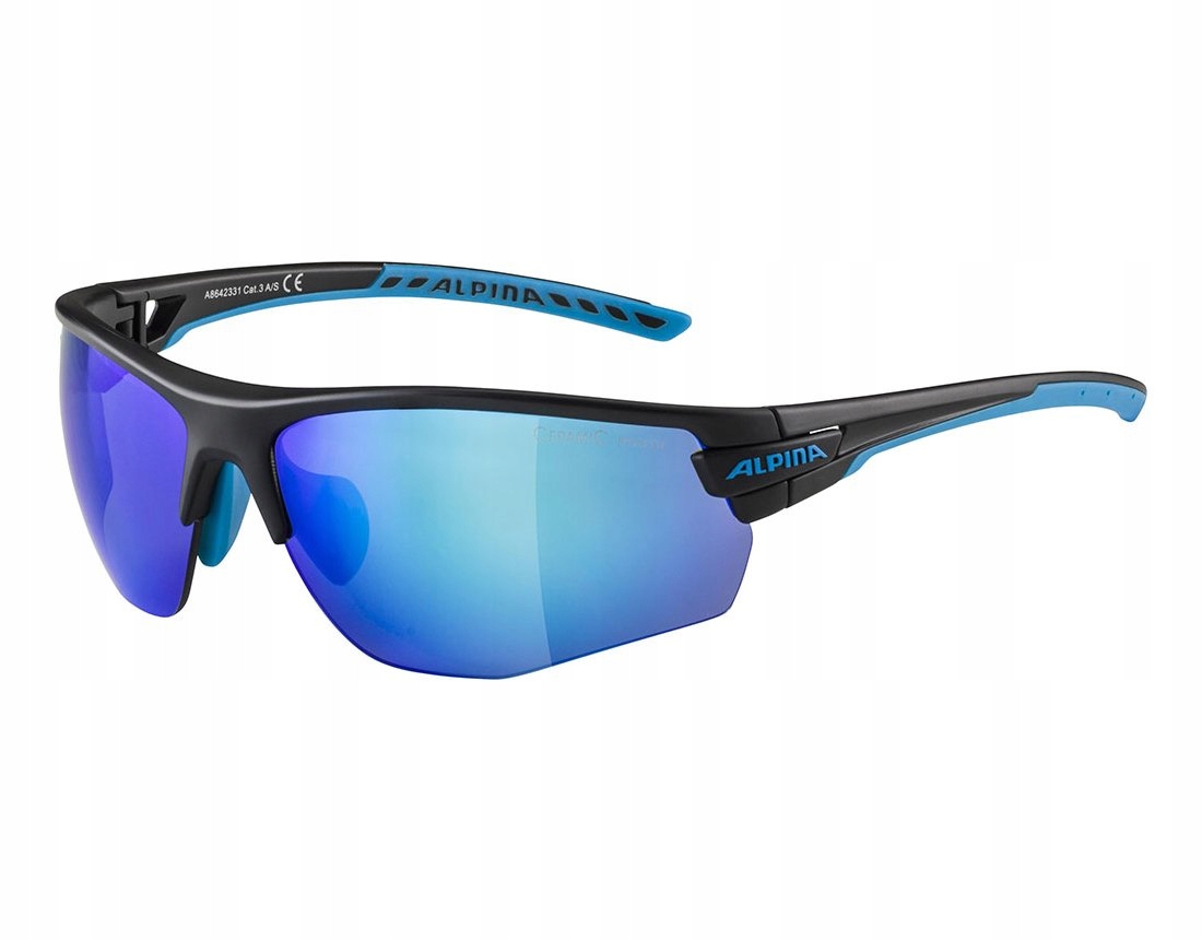 Sportovní brýle Alpina Tri-Scray 2.0 Hr 3 skla UV400 Černá