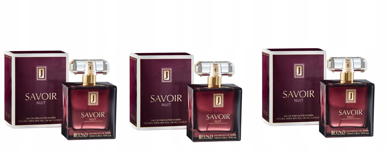 

JFenzi Savoir Nuit 3x100ml Edp Women