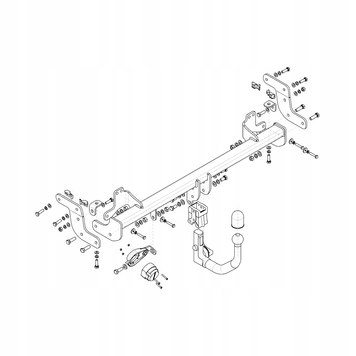 Hak holowniczy Wypinany Opel Corsa F 6 VI HTB od 19 MODUŁ 13 PIN GRATIS Producent Steinhof