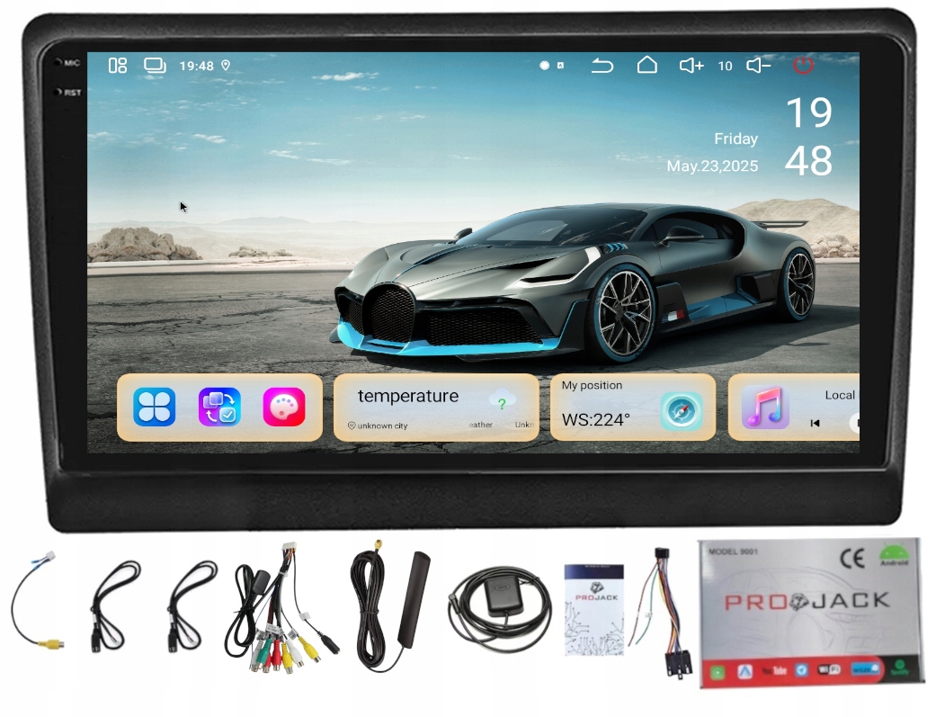 Rádio Navigácia Kia Ceed 2006-2009 Android Auto 8GB 256GB Sim