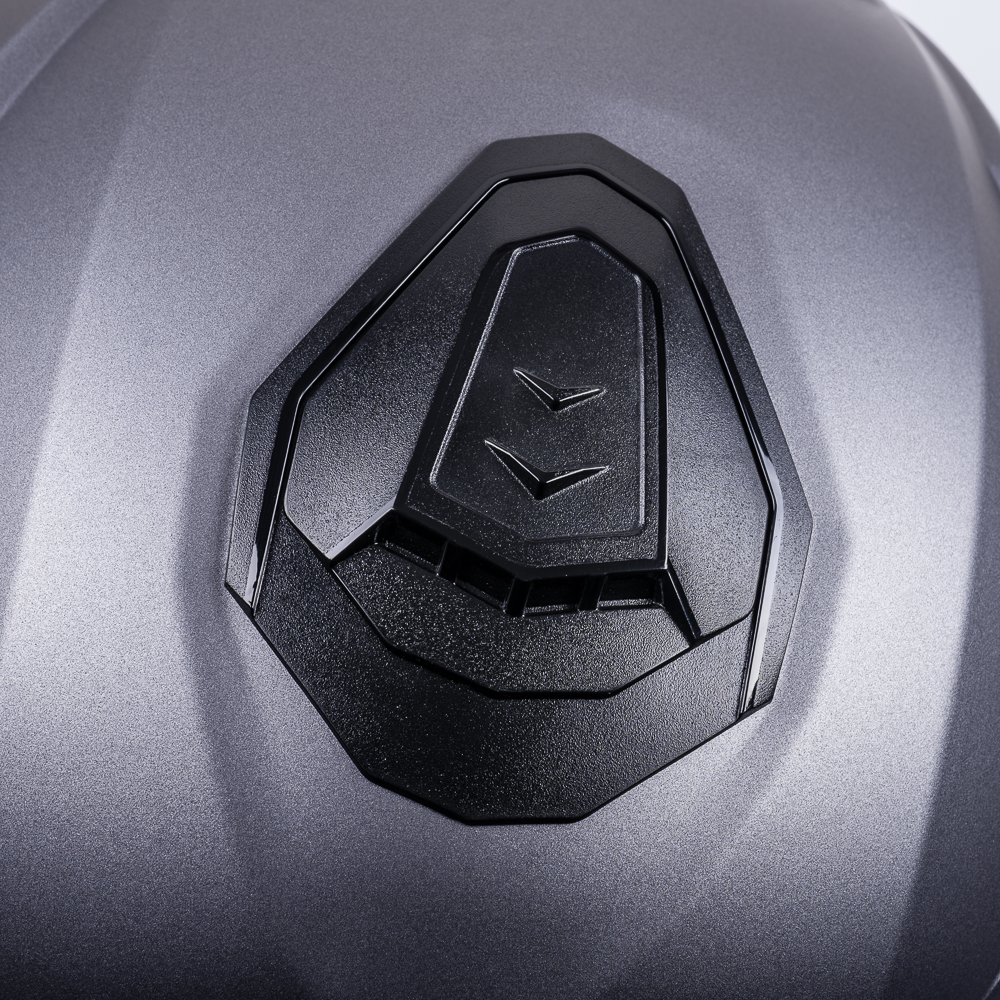 LS2 KASK MOTOCYKLOWY SZCZĘKOWY Z BLENDĄ FF908 STROBE II SOLID MAT TITAN L Rodzaj lakieru matowy