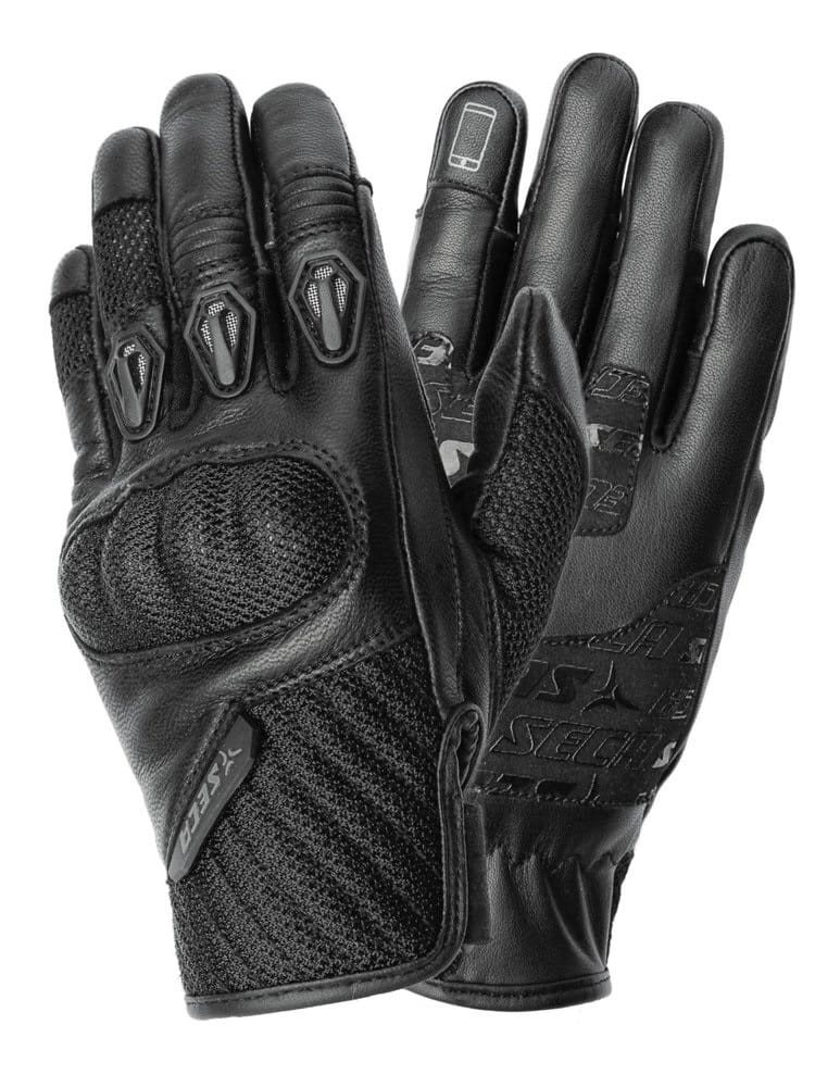 Seca Axis Mesh damskie rękawice motocyklowe czarne