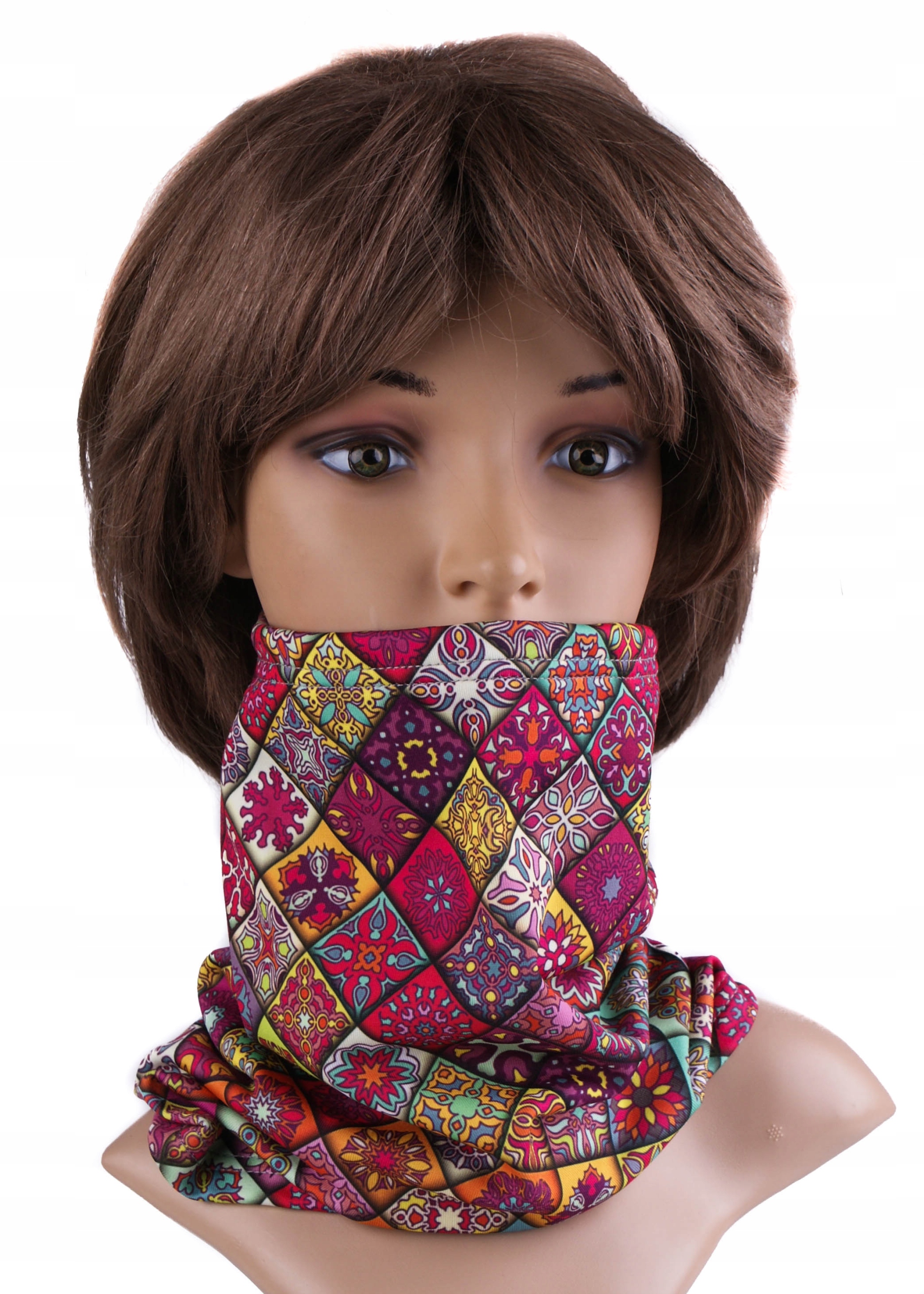 KOMIN OCHRONNY ZAMIAST MASECZKI KOLOROWY WITRAŻ Długość 40 cm