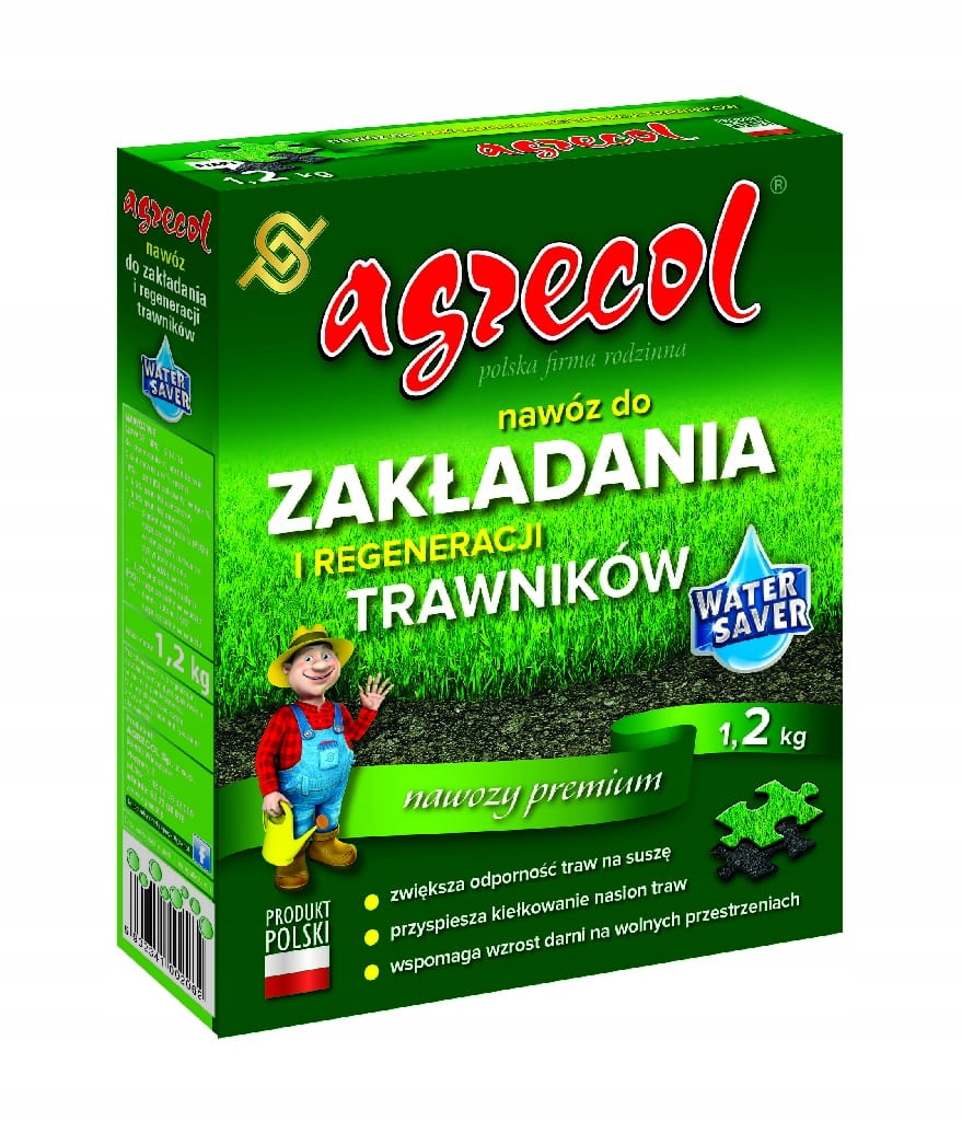 

Nawóz do zakładania i regeneracji trawników 1,2kg