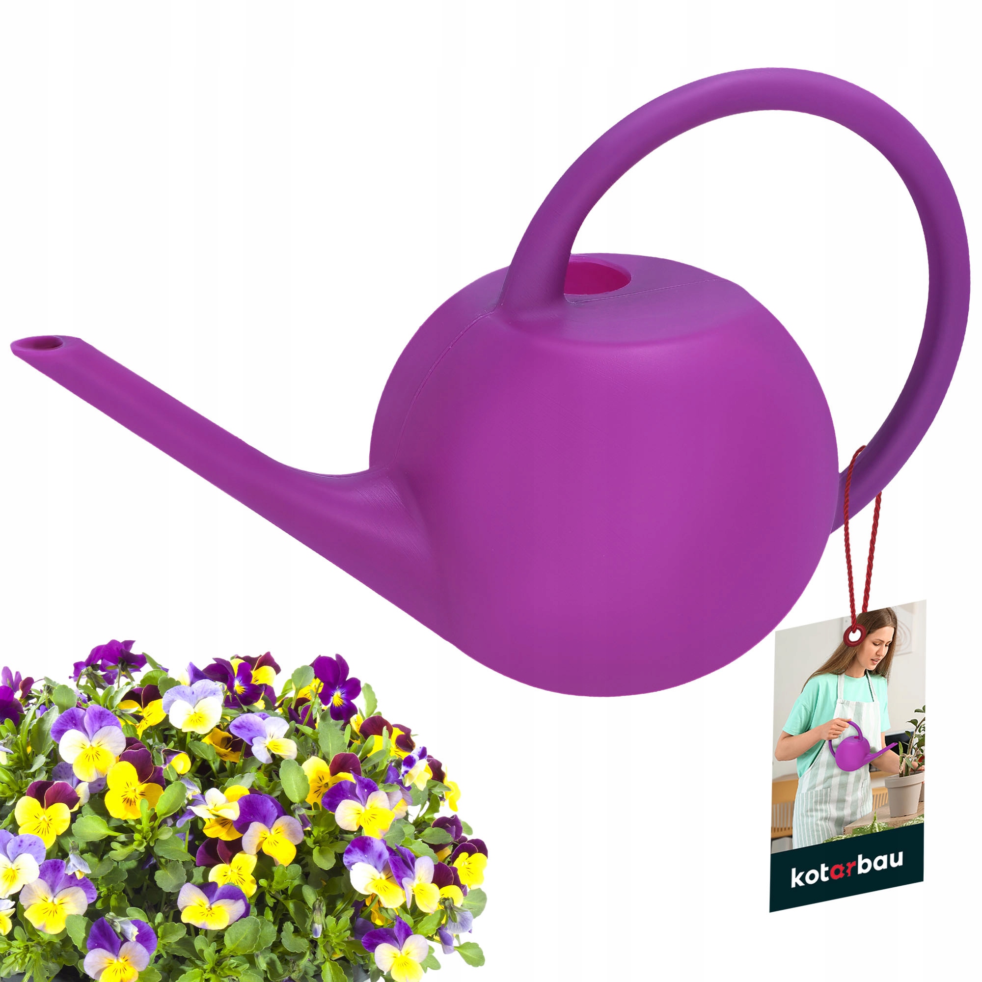 ПОЛИВОЧНАЯ ЛЕЙКА 1,2 Л ПЛАСТИКОВЫЙ ПОЛИВ РАСТЕНИЙ ЦВЕТЫ САДА ДОМА