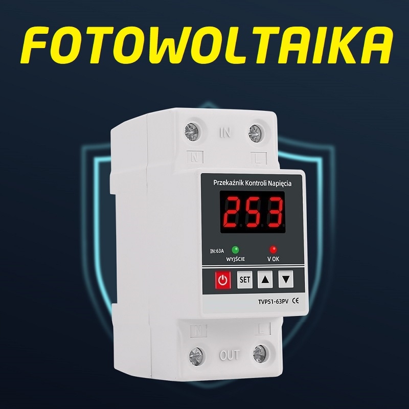 Przekaźnik kontroli napięcia TVPS1-63PV