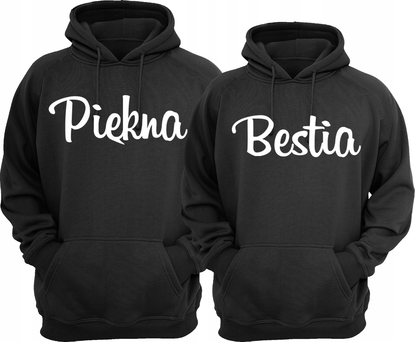 

Bluzy dla par Komplet Bluz Dla Par Piękna Bestia