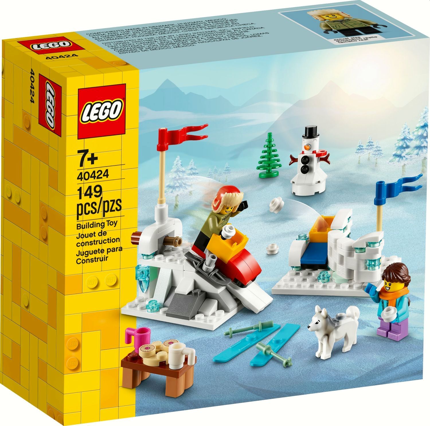 Lego 40424 Zábava se sněhovými koulemi Zimní sada Stavebnice