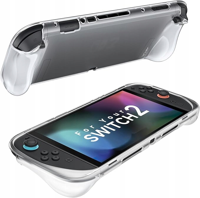 ETUI OCHRONNE DO NINTENDO SWITCH 2 PRZEZROCZYSTE TRANSPARENTNE OBUDOWA